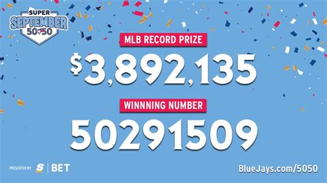 jays 50 50 winner|Kitchener resident wins $3.8 million in 50/50 draw to support Toro.